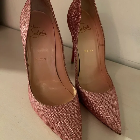 Christian Louboutin -Pink Glitter So Kate - Main Image
